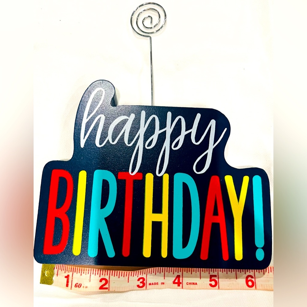 Happy birthday photo clip.